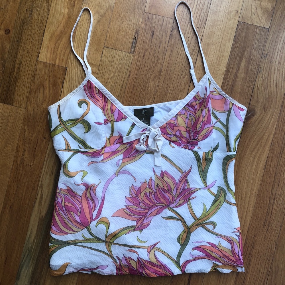 Vintage 90s y2k silk tank ✨✨